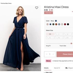 Baltic Born Kristina Maxi Dress